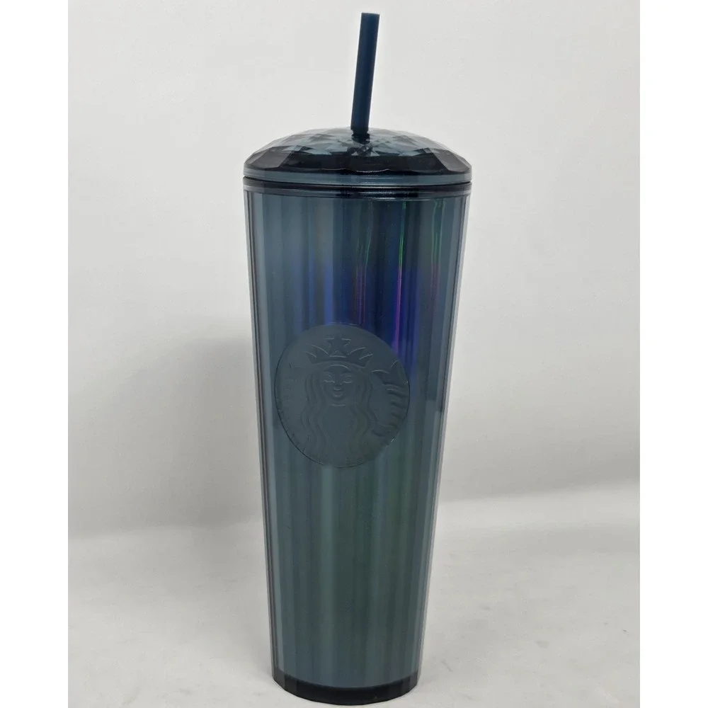 NEW STARBUCKS Ocean Kaleidoscope Dome‎ Cold Drink Venti Tumbler Straw 24oz 2022